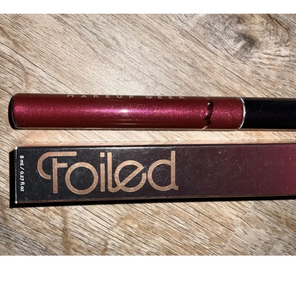 Makeup Geek Foiled Lip Gloss Acoustic Metallic Shimmer High Shine Finish